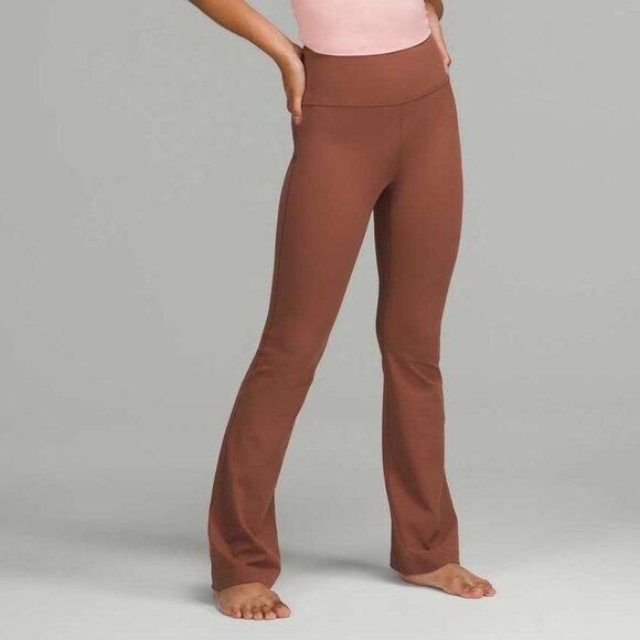 Lululemon Athletica Super High Rise Nulu Flare Leggings 4 Brown